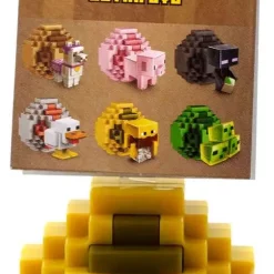 Hot Sale 🛒 Minecraft Spawn Egg Yellow Gray Egg Mini Figure 🧨