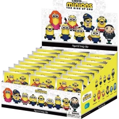 Cheapest 🔥 Minions 3D Figural Bag Clip Series 1 The Rise of Gru Mystery Box [24 Packs] ⌛