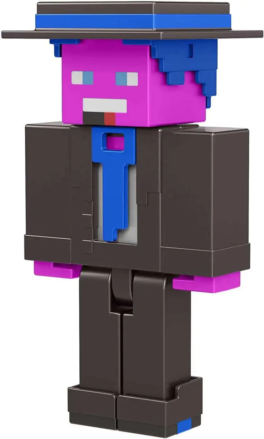 Discount ๐ Minecraft Creator Series Bunny Slippers + Striped Tie Action Figure ๐ - Image 5