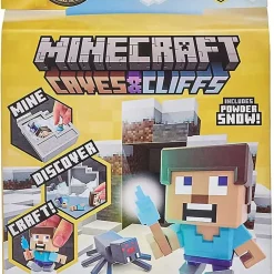 Wholesale ✔️ Minecraft Caves & Cliffs Cave Adventure Mine & Craft Character & Mini Mob 3.25-Inch 😉