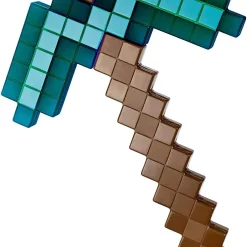 Wholesale 🎉 Minecraft Diamond Pickaxe Roleplay Toy [Green] 😀