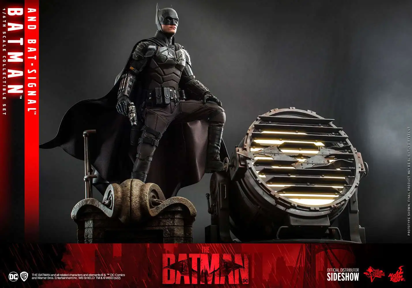 Deals π The Batman Movie Masterpiece Batman and Bat-Signal Collectible Figure (Pre-Order ships September 2023) π