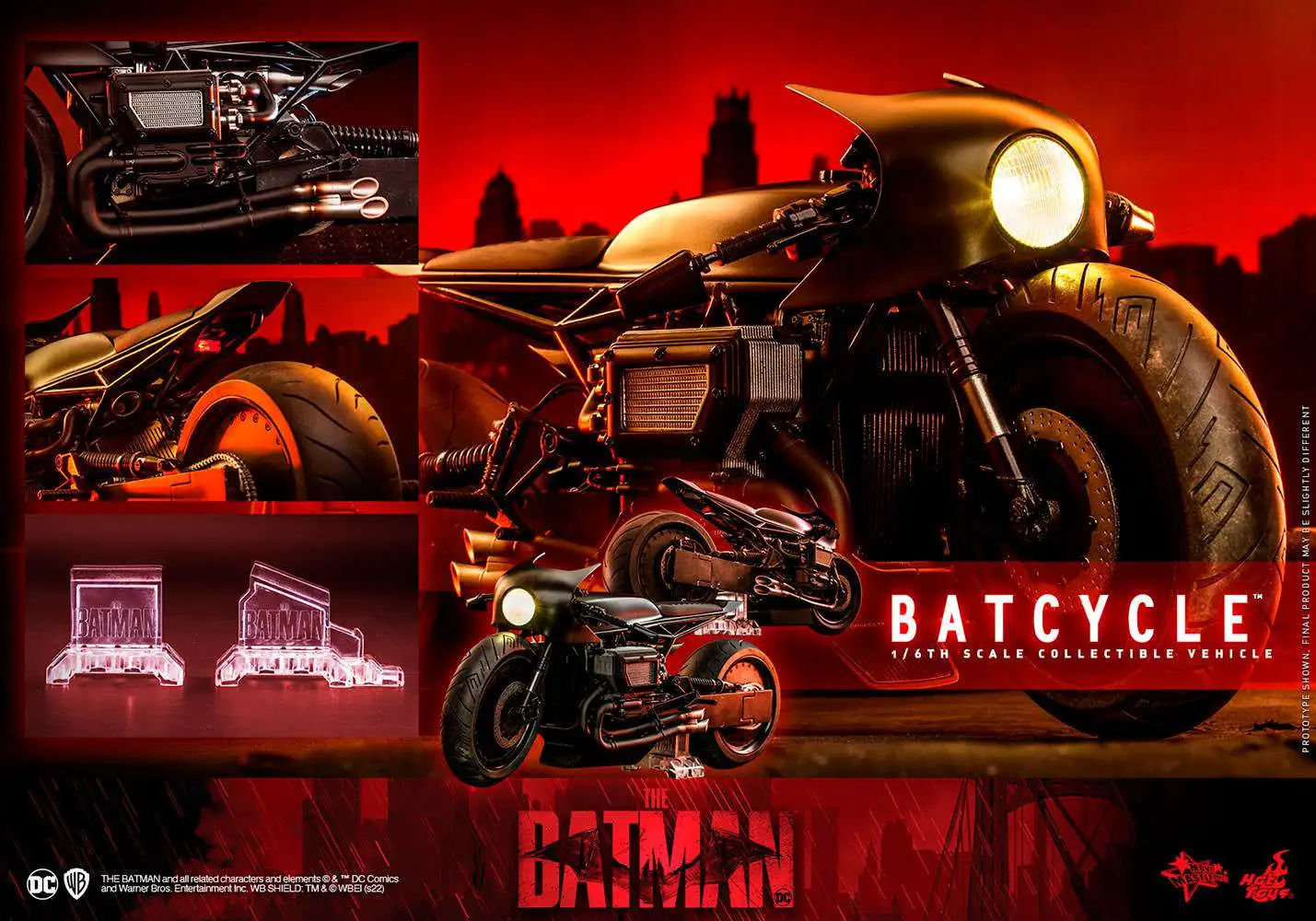Coupon 👏 The Batman Movie Masterpiece Batcycle Collectible Figure Accessory (Pre-Order ships September 2023) ✔️ - Image 4