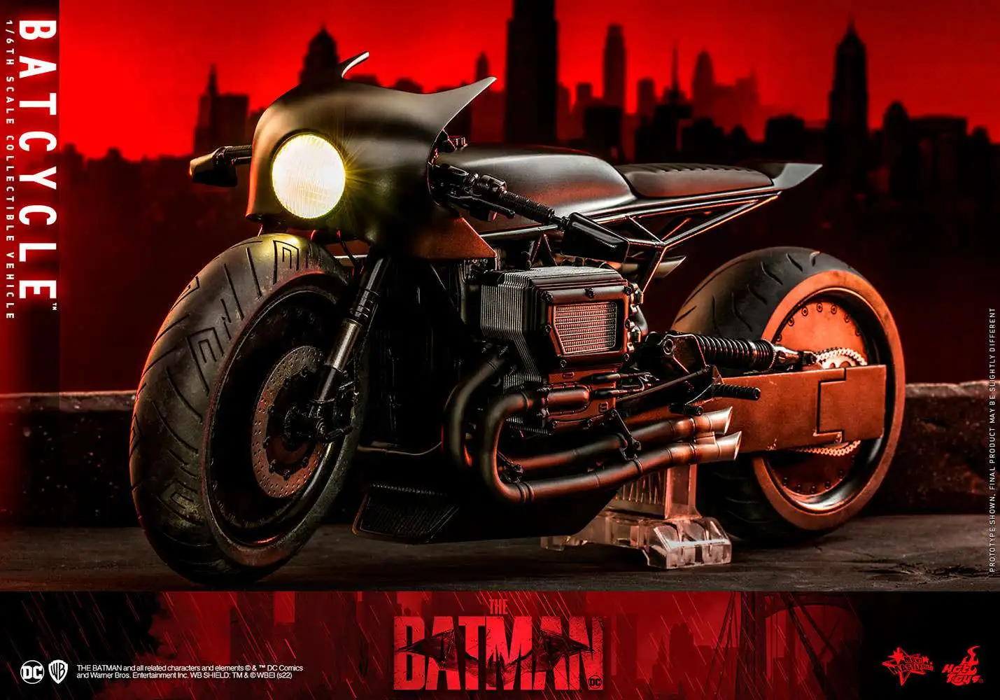 Coupon 👏 The Batman Movie Masterpiece Batcycle Collectible Figure Accessory (Pre-Order ships September 2023) ✔️