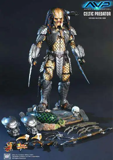 Discount ๐ Alien vs Predator Movie Masterpiece Celtic Predator Collectible Figure ๐ - Image 2