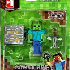 Top 10 ❤️ Minecraft Series 1 Zombie Action Figure [Overworld] 🧨