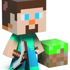 Discount 😉 Minecraft Steve 6-Inch Vinyl Figure [Damaged Package] 🎁