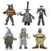 Budget 💯 Nightmare Before ❄ Christmas Minimates Jack, Sally, Mayor, Wolfman, Behemoth & Clown Exclusive Minifigure Commemorative Gift Set [SDCC 2021] 🔥