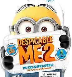 Coupon 🛒 Despicable Me 2 Eraseez Collectible Puzzle Eraser Mystery Pack 🌟