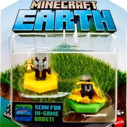 Cheap 🔔 Minecraft Earth Boost Minis Undying Evoker & Snacking Rabbit Figure 2-Pack [Smart NFC Chip] 💯