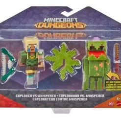 Promo ⭐ Minecraft Dungeons Explorer & Whisperer Action Figure 2-Pack 💯