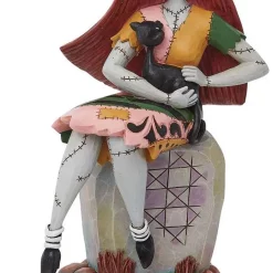 Outlet 😍 Nightmare Before 🎄 Christmas Disney Traditions Sally with Cat on Gravestone 8.75-Inch Statue 💯