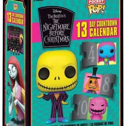 Hot Sale 🔥 Funko The Nightmare Before 🎄 Christmas Pocket POP! 13 Day Countdown Advent Calendar [Blacklight] 🌟