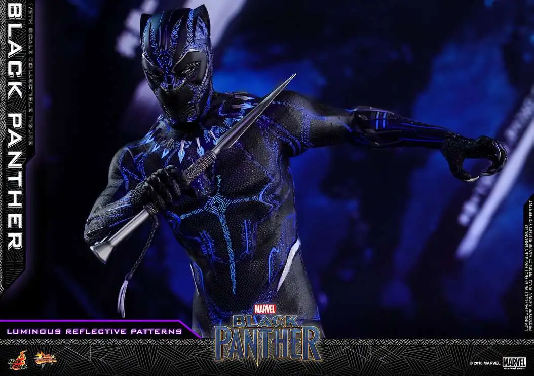 Cheap 🥰 Marvel Movie Masterpiece Black Panther 1/6 Collectible Figure MMS445 👍 - Image 3