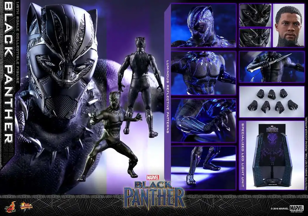 Cheap 🥰 Marvel Movie Masterpiece Black Panther 1/6 Collectible Figure MMS445 👍 - Image 5