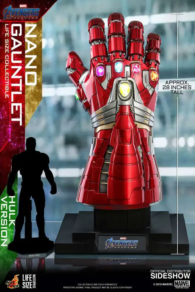 Coupon 🌟 Marvel Avengers Endgame Nano Gauntlet (Hulk Version) Full Scale Light-Up Replica LMS008 ✔️