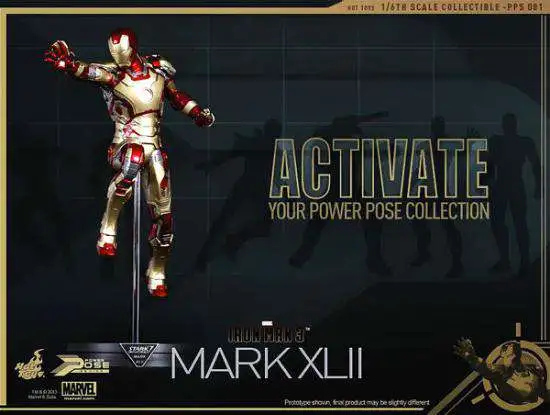 Best deal ๐ Iron Man 3 Power Pose Iron Man Mark XLII Collectible Figure ๐ - Image 4