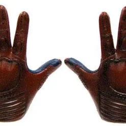 Best Pirce ✨ Marvel Avengers Movie Masterpiece Pair of Red & Blue Spread Hands [Loose] ⌛