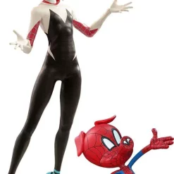 Flash Sale ✨ Marvel Spider-Man Into the Spider-Verse Movie Masterpiece Spider-Gwen & Spider-Ham Collectible Figure 👏