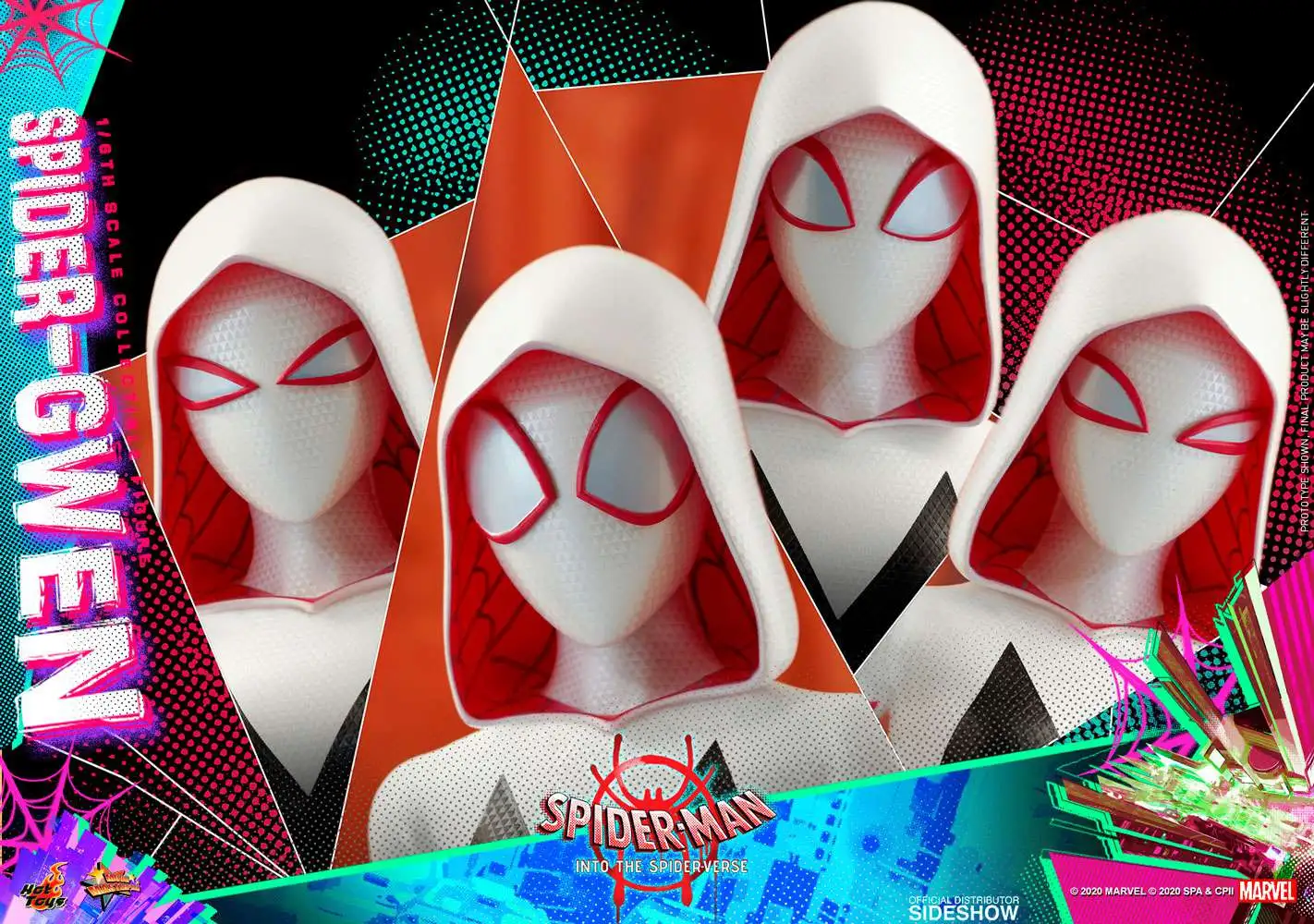 Flash Sale โจ Marvel Spider-Man Into the Spider-Verse Movie Masterpiece Spider-Gwen & Spider-Ham Collectible Figure ๐ - Image 4