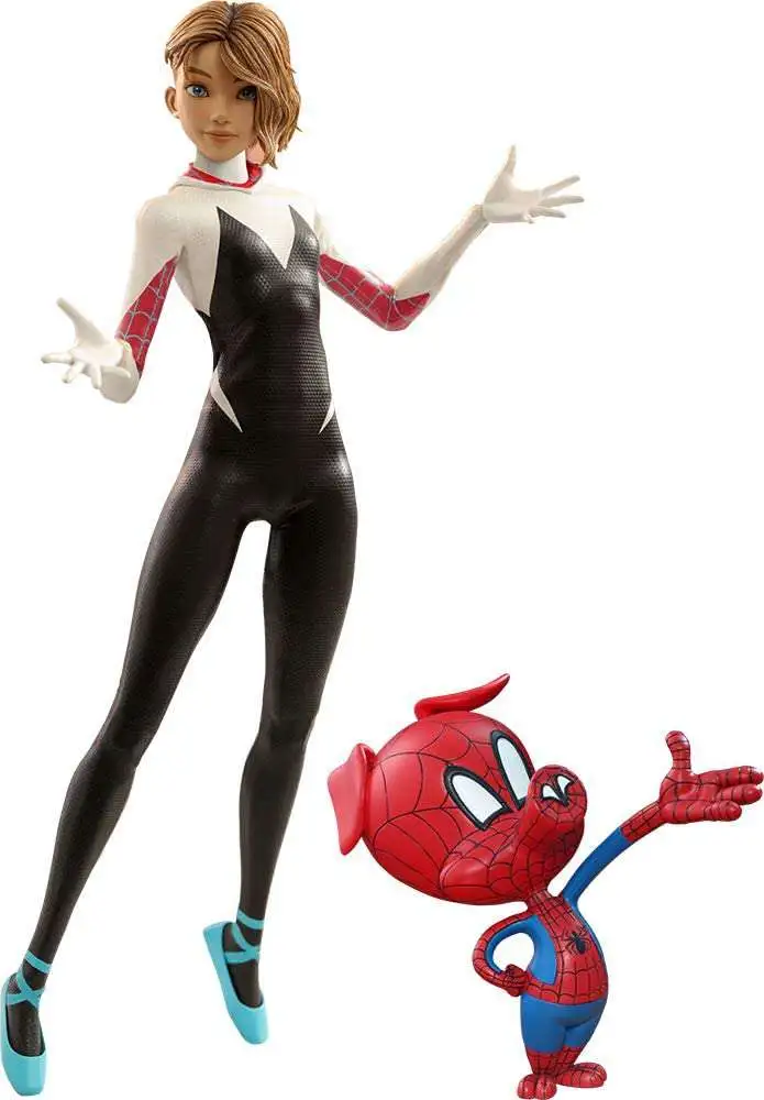 Flash Sale โจ Marvel Spider-Man Into the Spider-Verse Movie Masterpiece Spider-Gwen & Spider-Ham Collectible Figure ๐