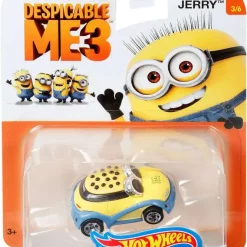 Budget 🎁 Hot Wheels Despicable Me 3 Minion Jerry Diecast Character Car #3/6 ❤️
