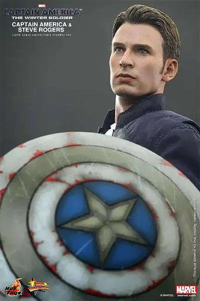 Hot Sale π The Winter Soldier Movie Masterpiece Captain America & Steve Rogers Collectible Figure Set π - Image 3