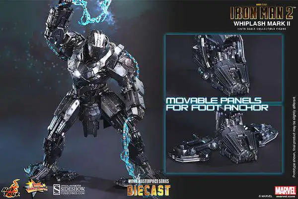 Coupon 👏 Iron Man 2 Movie Masterpiece Whiplash Mark II Collectible Figure 👍 - Image 4