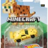 Cheapest ✔️ Hot Wheels Minecraft Character Cars Ocelot Diecast Character Car #7/7 [2020] 🛒