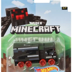 Best deal 💯 Hot Wheels Minecraft Character Cars Spider Diecast Character Car #5/7 [2020] 🥰