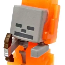 Deals 😍 Minecraft Ice Series 5 Skeleton in Flames Mini Figure [Loose] 🥰
