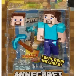 New ๐ฏ Minecraft Comic Maker Steve Action Figure ๐