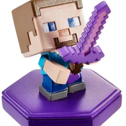 New 💯 Minecraft Earth Attacking Steve Minifigure [Loose] 🎁