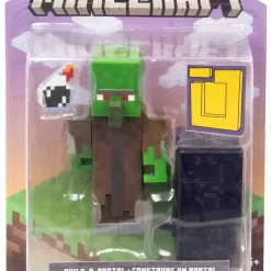 Hot Sale 😉 Minecraft Build-A-Portal Zombie Villager Action Figure 😍