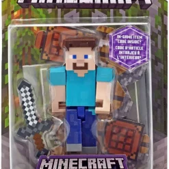 Best deal 🤩 Minecraft Caves & Cliffs Steve Action Figure 🌟