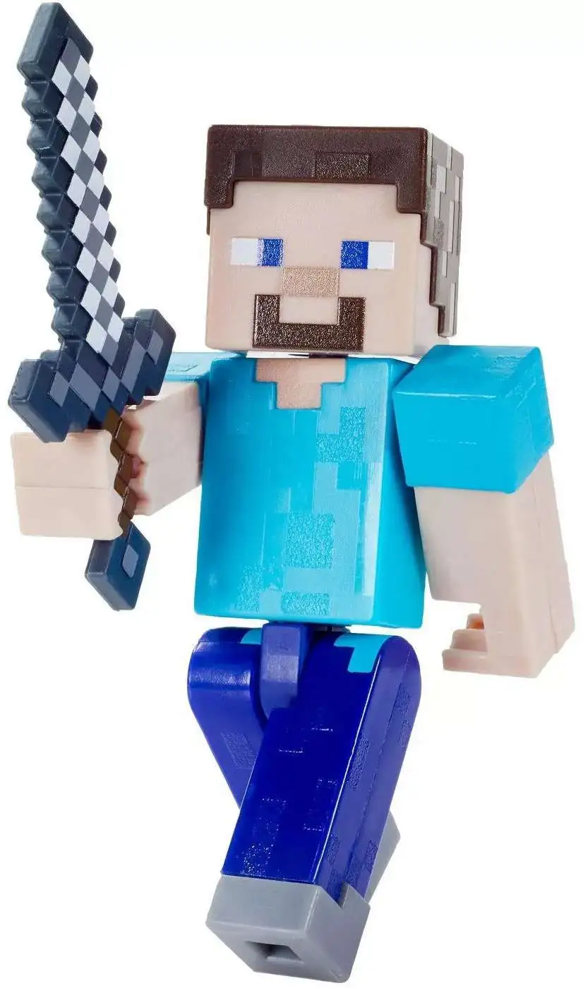Best deal ๐คฉ Minecraft Caves & Cliffs Steve Action Figure ๐ - Image 3