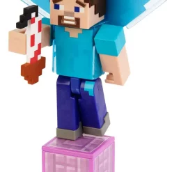 Promo ๐ Minecraft Comic Maker Steve with Elytra Action Figure ๐