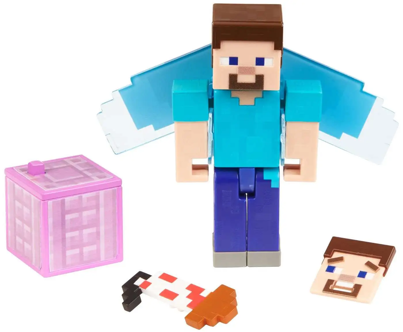 Promo π Minecraft Comic Maker Steve with Elytra Action Figure π - Image 2