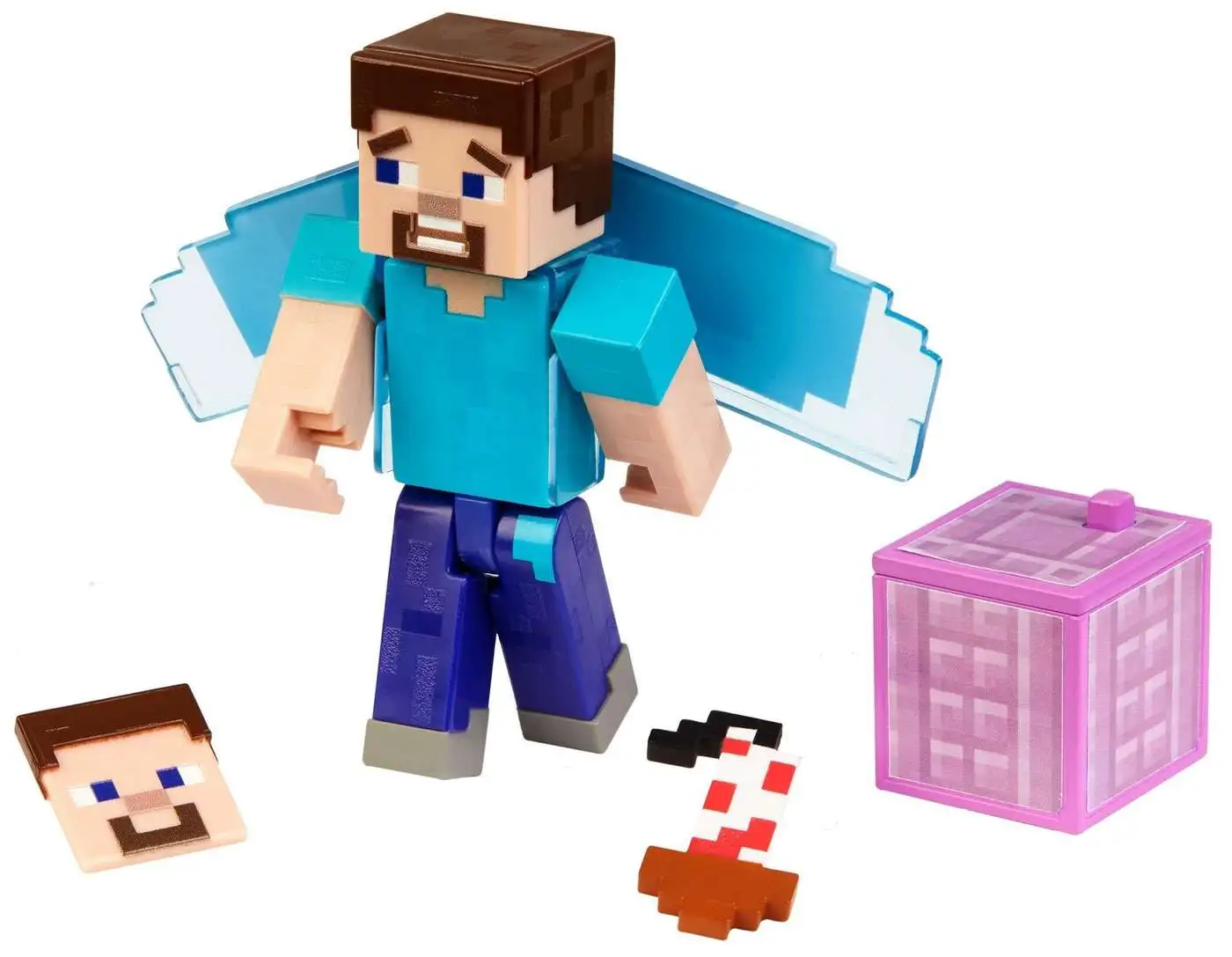 Promo π Minecraft Comic Maker Steve with Elytra Action Figure π - Image 3