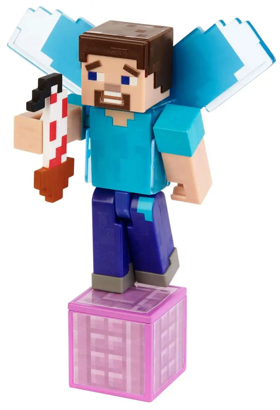 Promo π Minecraft Comic Maker Steve with Elytra Action Figure π