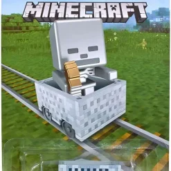 Outlet 🌟 Hot Wheels Minecraft Minecart Diecast Car [Skeleton] 🤩