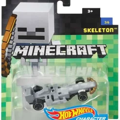 Buy ✔️ Hot Wheels Minecraft Character Cars Skeleton Diecast Character Car #3/6 [2017] ✨