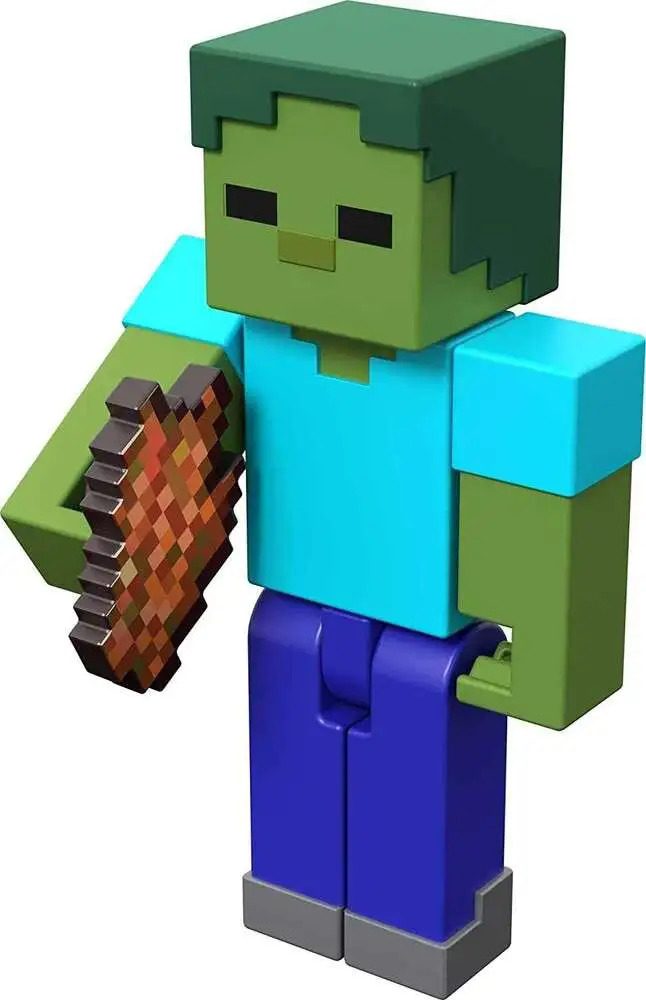 Best Sale 😀 Minecraft Craft-A-Block Zombie Action Figure 🎉 - Image 2