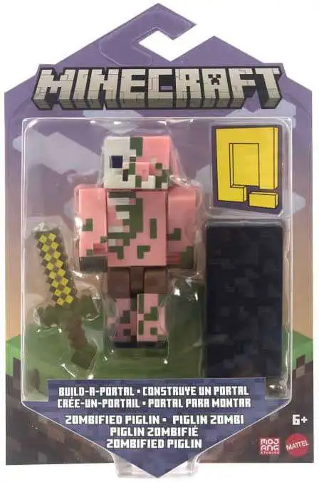 Top 10 ๐ Minecraft Build-A-Portal Zombified Piglin Action Figure ๐
