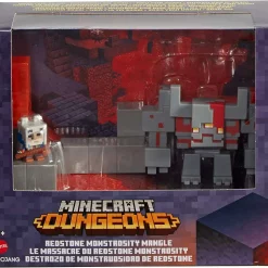 Discount 😀 Minecraft Dungeons Redstone Monstrosity Mangle Action Figure 2-Pack [Co-Op Edition!] 👍