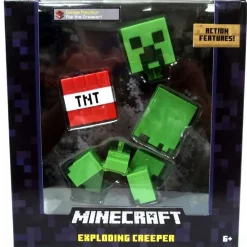Wholesale ✔️ Minecraft Survival Mode Exploding Creeper Action Figure [TNT, Damaged Package] 💯