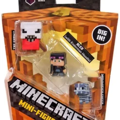 Best deal 👏 Minecraft Spooky (Halloween) Series 9 Alex with Hoodie, Mummified Sheep & The Sham Mini Figure 3-Pack 🥰