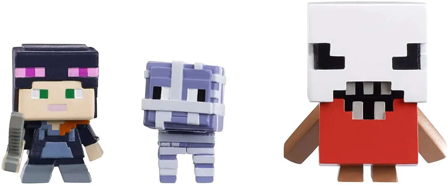 Best deal π Minecraft Spooky (Halloween) Series 9 Alex with Hoodie, Mummified Sheep & The Sham Mini Figure 3-Pack π₯° - Image 2