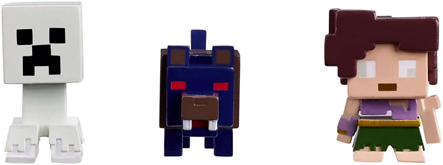 Best Pirce โจ Minecraft Spooky (Halloween) Series 9 Spectral Creeper, Wolfman & Farlander Mini Figure 3-Pack ๐คฉ - Image 2