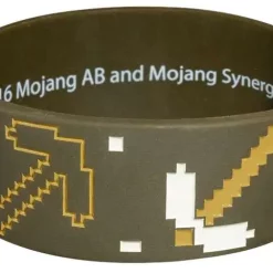 Outlet 👍 Minecraft Miner Rubber Bracelet ❤️